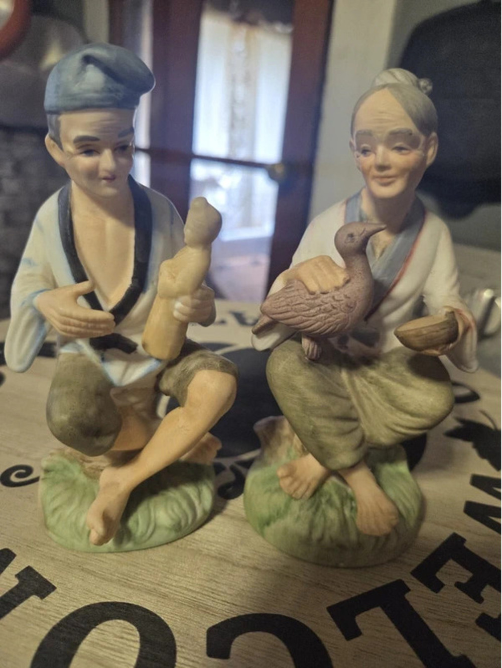 2 pc Asian couple (model C5463), manufactured by Napcoware in Japan 1960-1970
